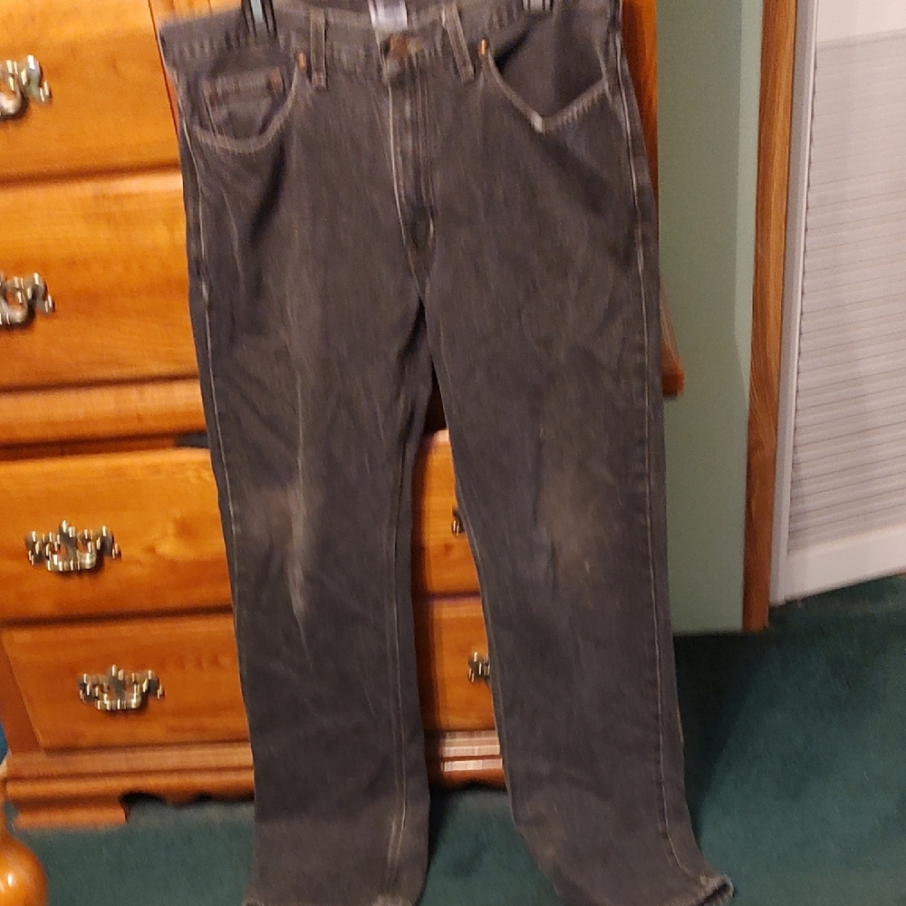 Men's Charcoal Bootcut Jeans